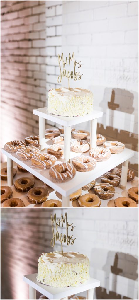 Wedding cake, Duck doughnuts wedding cake