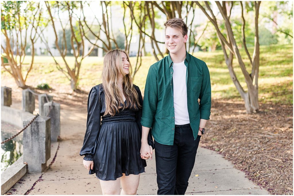 Marshall Park, NC engagement photos